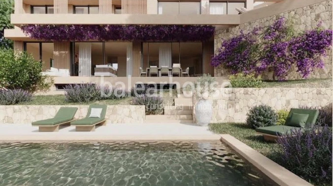 Excelente terreno situado en Bendinat con un impecable proyecto y licencia de gran villa moderna