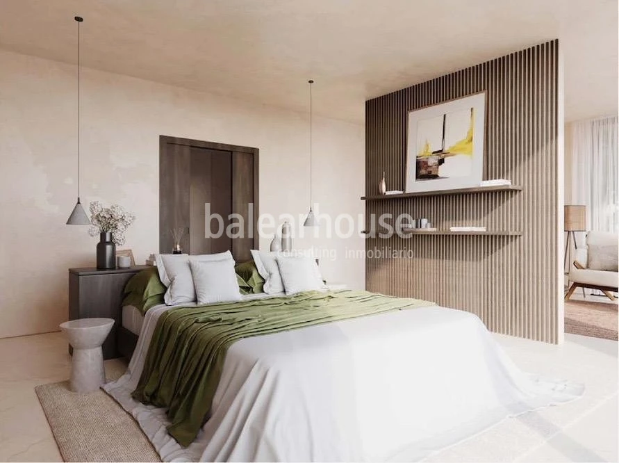 Excelente terreno situado en Bendinat con un impecable proyecto y licencia de gran villa moderna