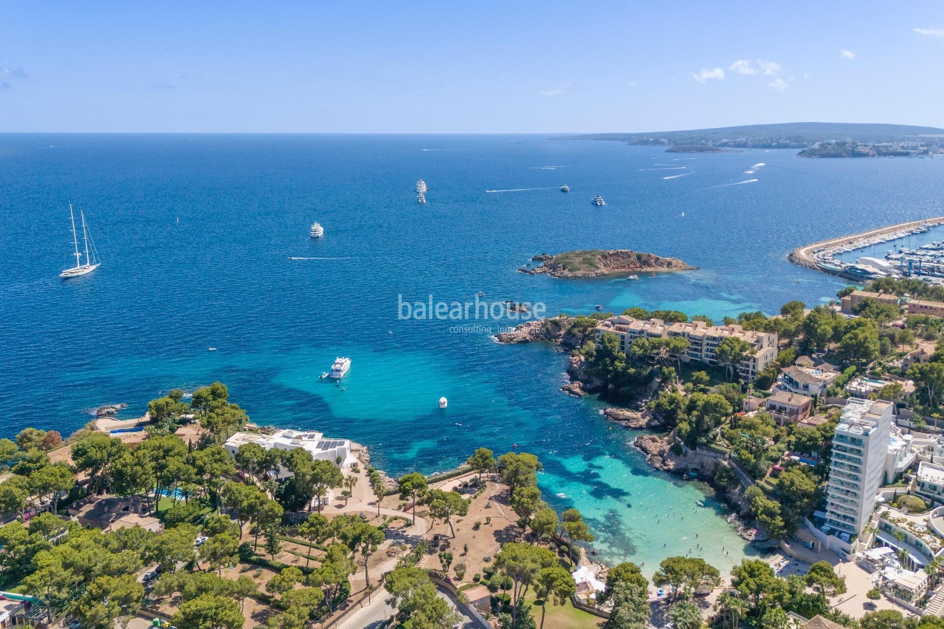 Moderna villa de obra nueva junto a una hermosa cala en la exclusiva zona de Bendinat