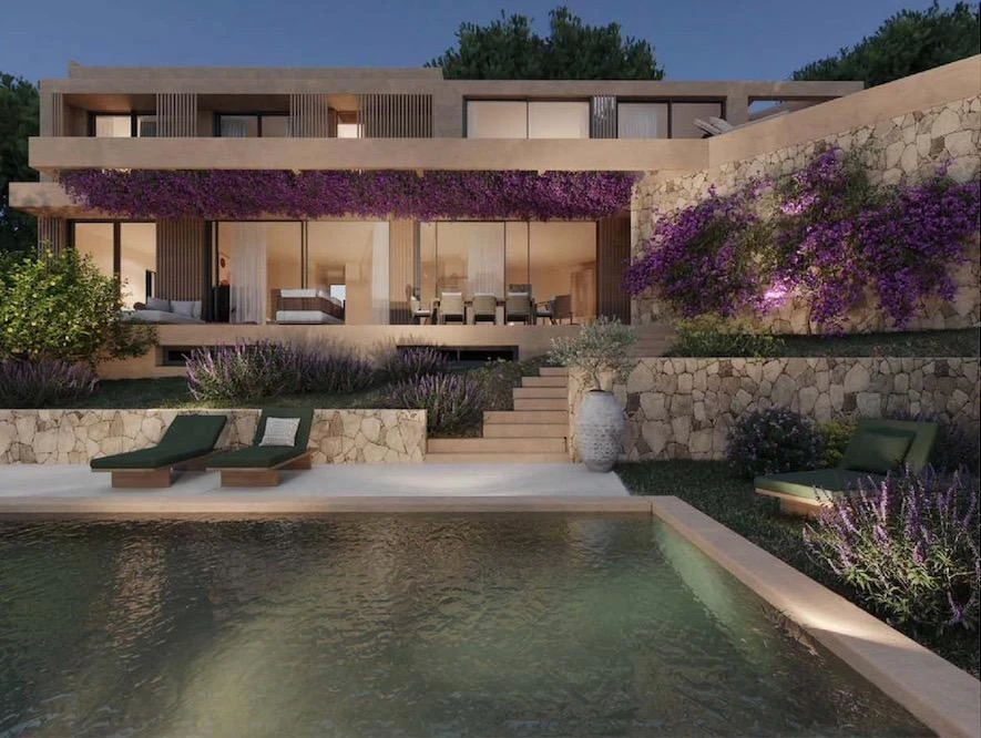 Magnífico proyecto de villa con un cuidado diseño moderno y una ubicación privilegiada en Bendinat