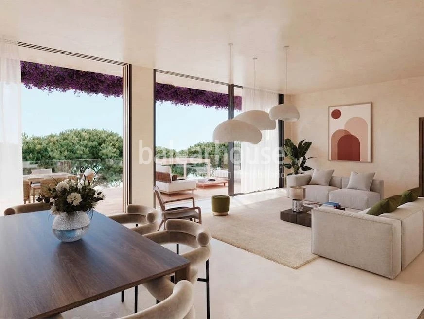 Magnificent villa project with a careful Moderna design and a privileged location in Bendinat