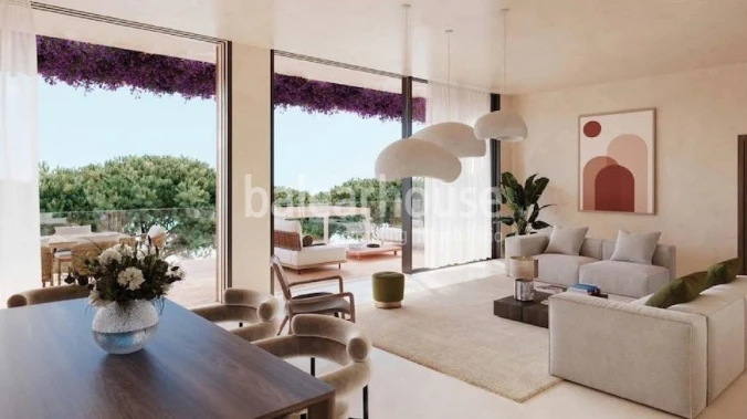 Magnificent villa project with a careful Moderna design and a privileged location in Bendinat