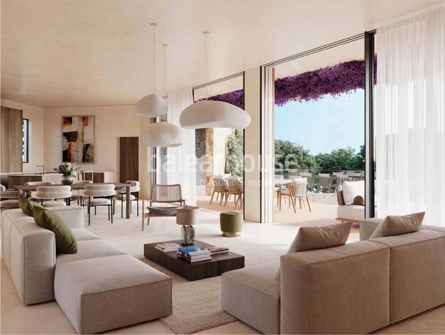 Magnificent villa project with a careful Moderna design and a privileged location in Bendinat