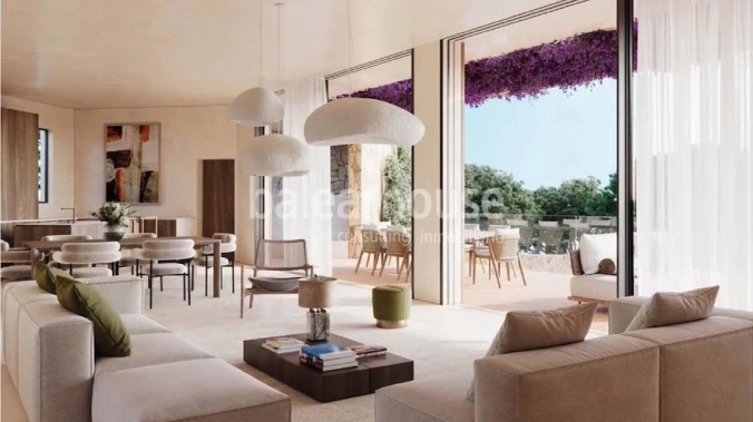 Magnificent villa project with a careful Moderna design and a privileged location in Bendinat