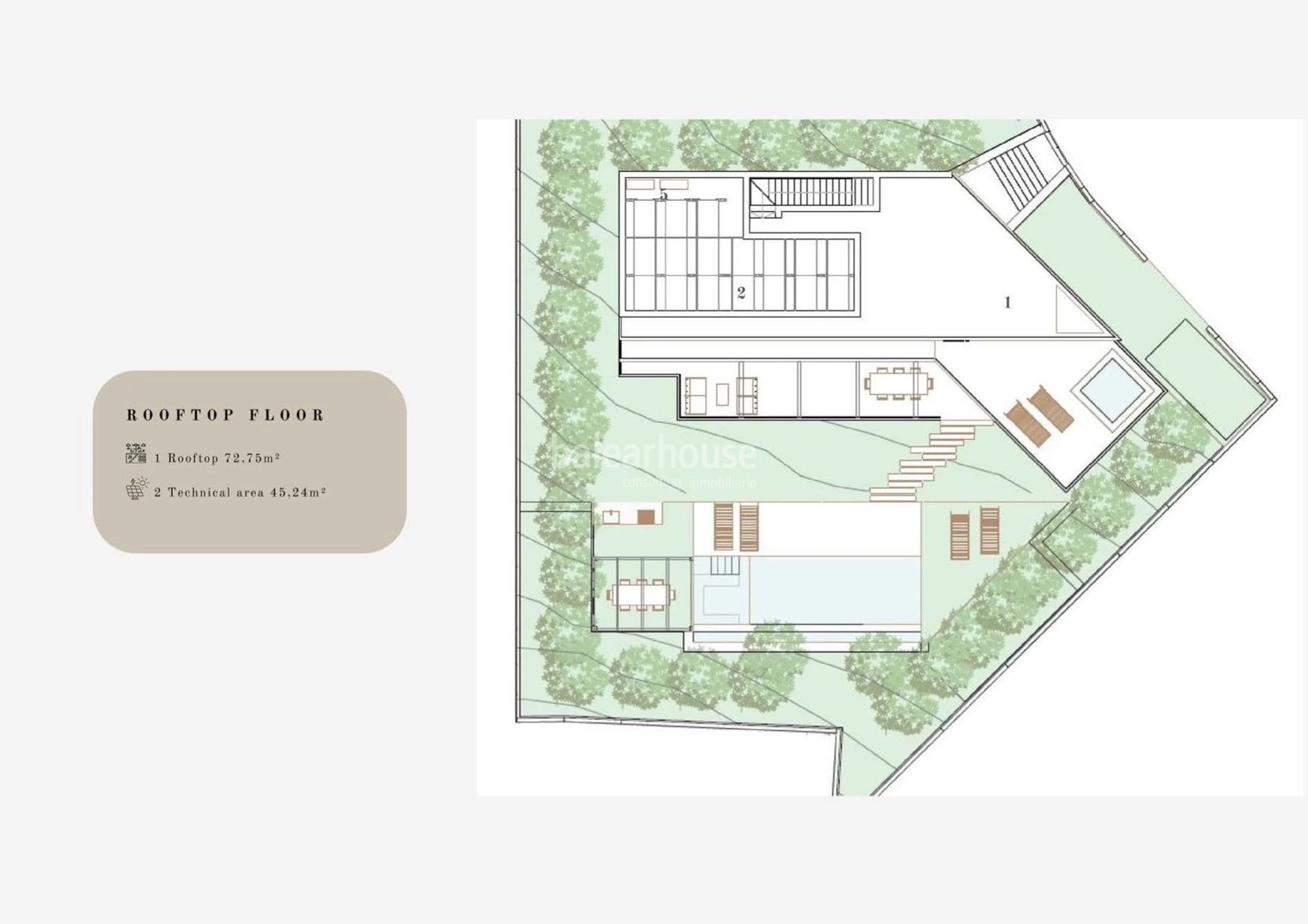 Magnificent villa project with a careful Moderna design and a privileged location in Bendinat