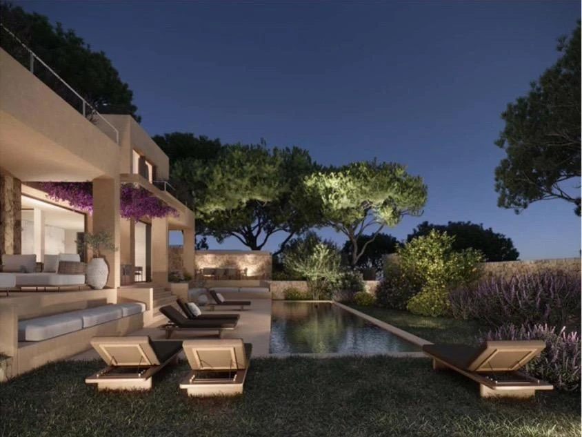 Gran proyecto de villa de diseño con altas calidades junto a una preciosa cala en Bendinat