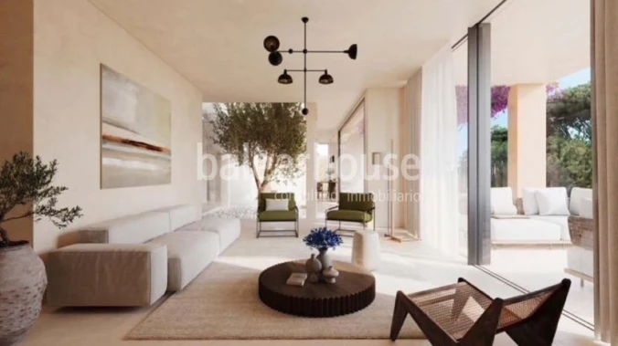 Great design villa project with high qualities next to a beautiful cove in Bendinat