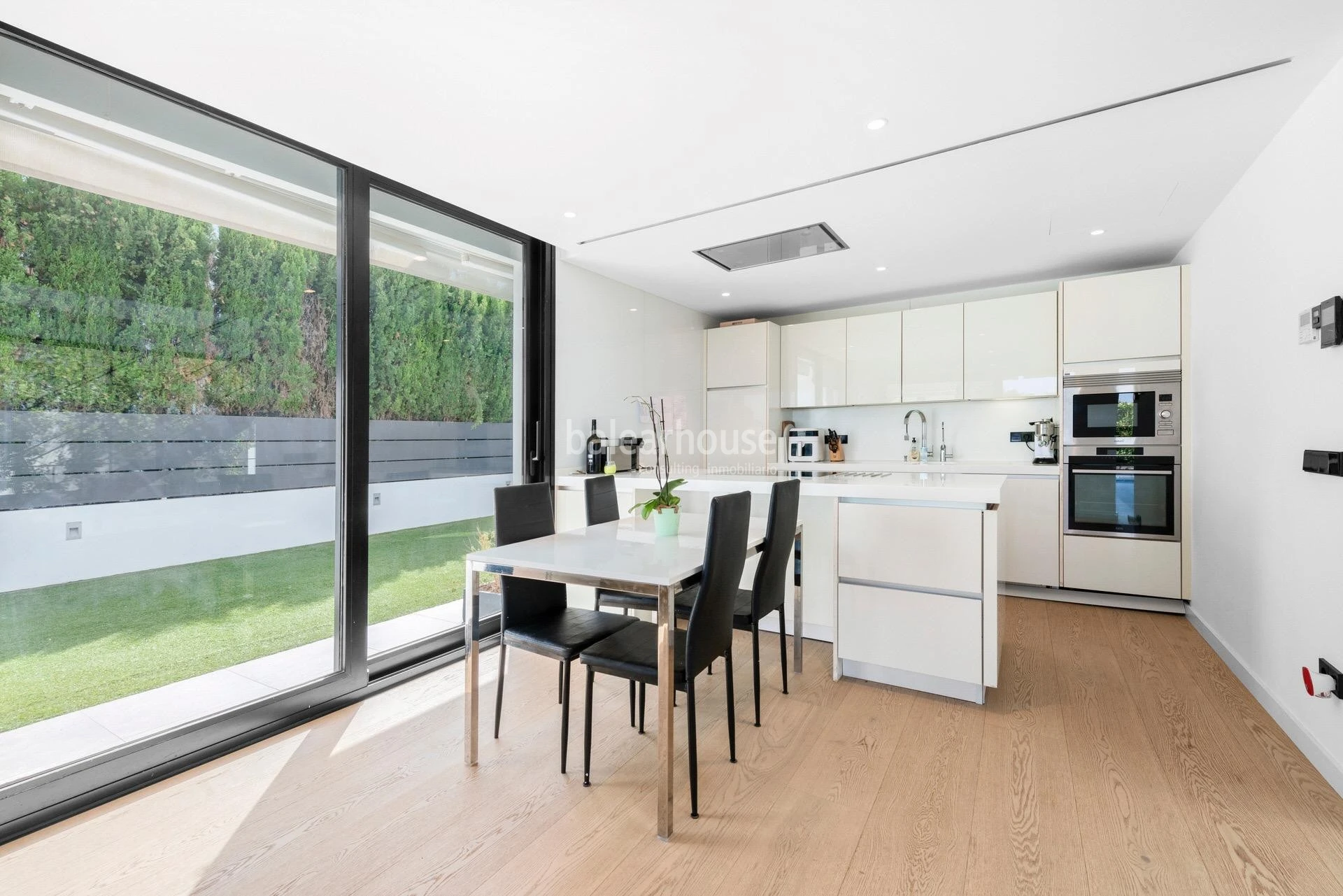 Fabulous designer villa surrounded by nature with large garden and views of the Bay of Palma