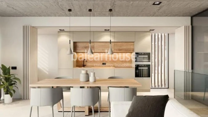Modern newly built villa with splendid sea views and ample outdoor space in Alcudia