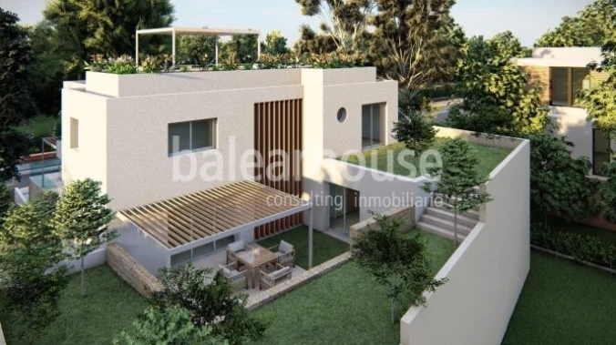 Magnificent new contemporary villa with fabulous outdoor areas in Port Adriano