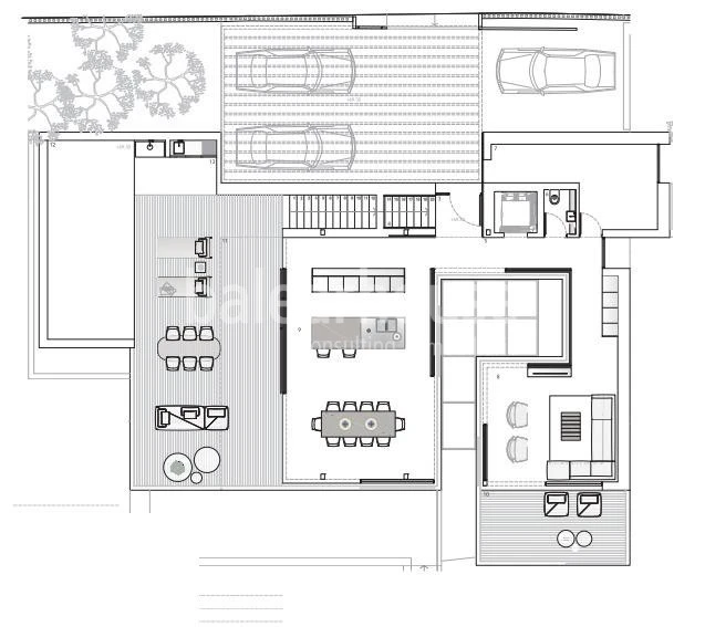 Herrliches Grundstück mit unverbaubarem Meerblick, Lizenz und großem Villenprojekt in Camp de Mar