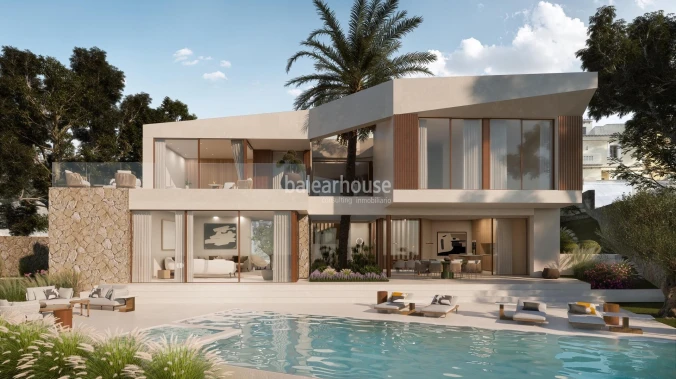 Spectacular new villa with direct access to the sea in the beautiful area of Costa de la Calma