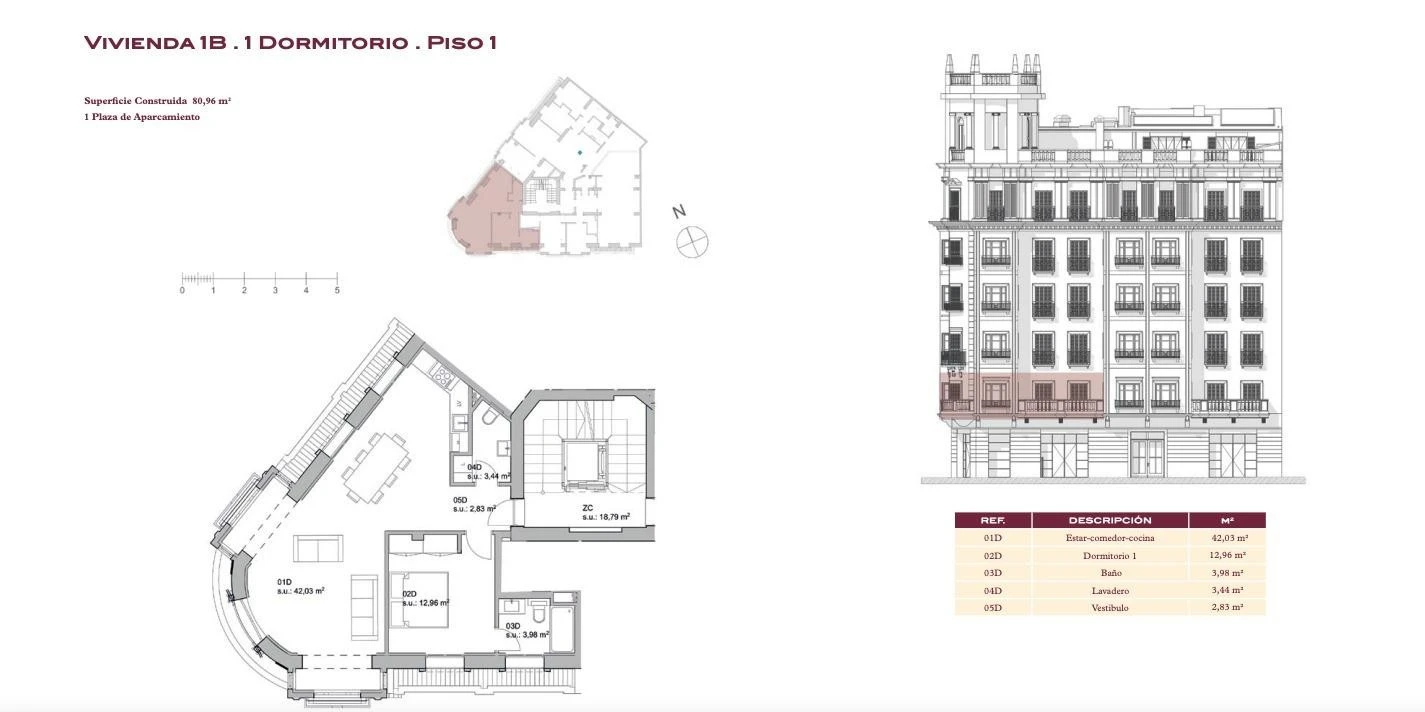 Great investment: elegant restored apartment building in the centre of Palma and close to the sea