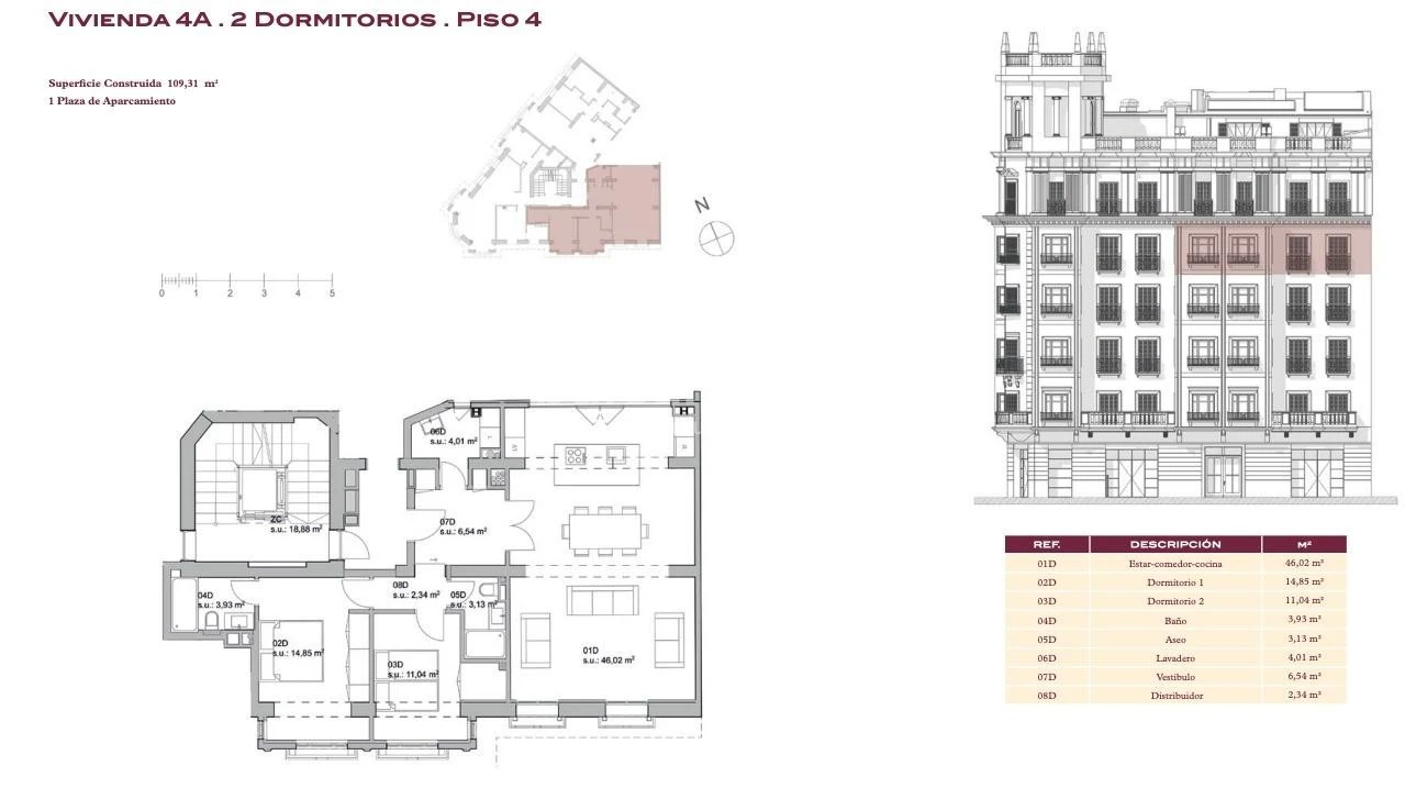 Great investment: elegant restored apartment building in the centre of Palma and close to the sea