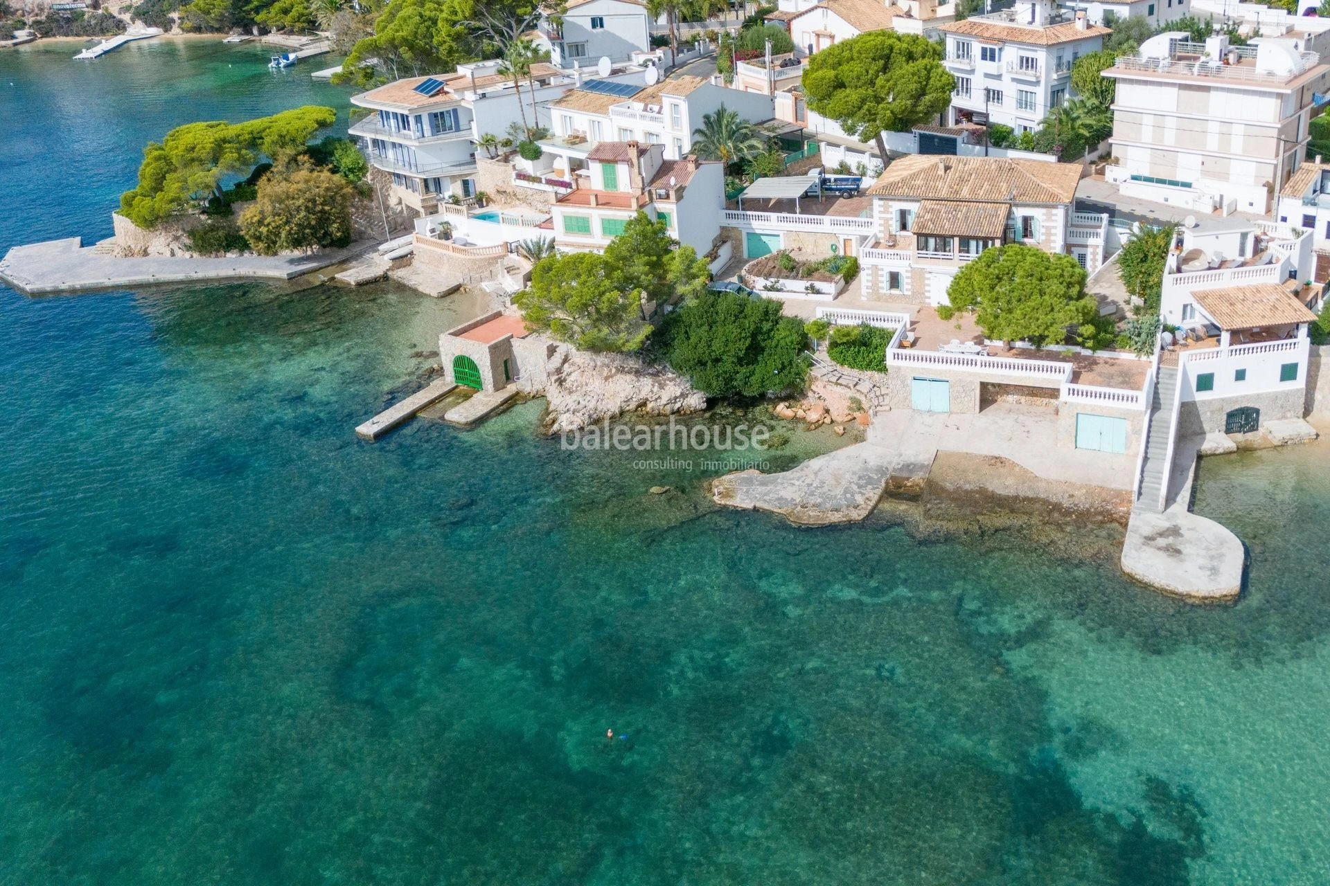 Elegant villa with spectacular views and direct access to the sea in Puerto de Andratx