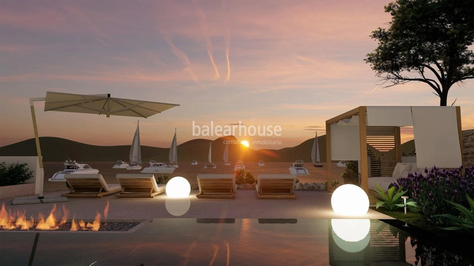 Elegant villa with spectacular views and direct access to the sea in Puerto de Andratx