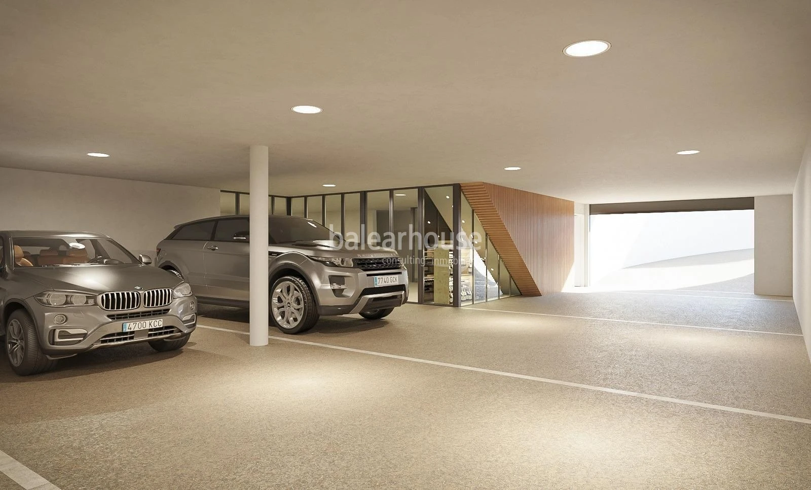 Estupendo solar con licencia y proyecto de gran villa cerca del golf y del mar en Santa Ponsa
