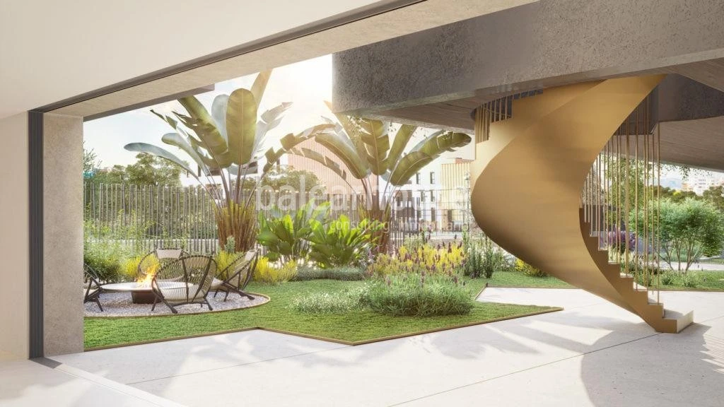 Herrliche moderne Design-Häuser neben Portixol mit Schwimmbad, Solarium und Fitnessraum