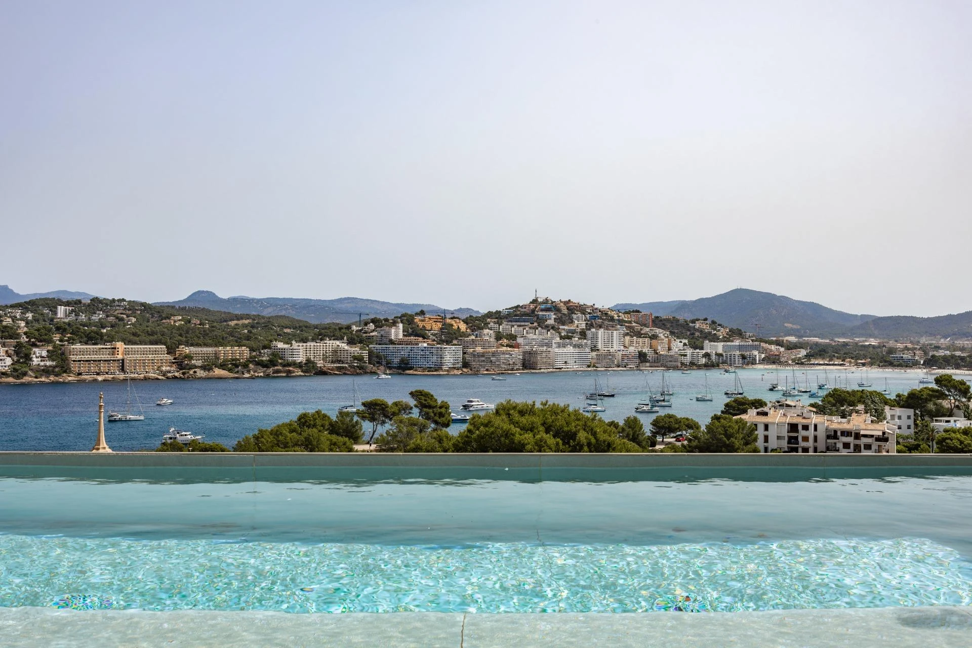 Exceptional new build villa with an exceptional design and fabulous sea views in Santa Ponsa