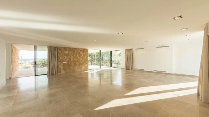 Large new build villa in Sol de Mallorca with stunning sea views and magnificent exteriors