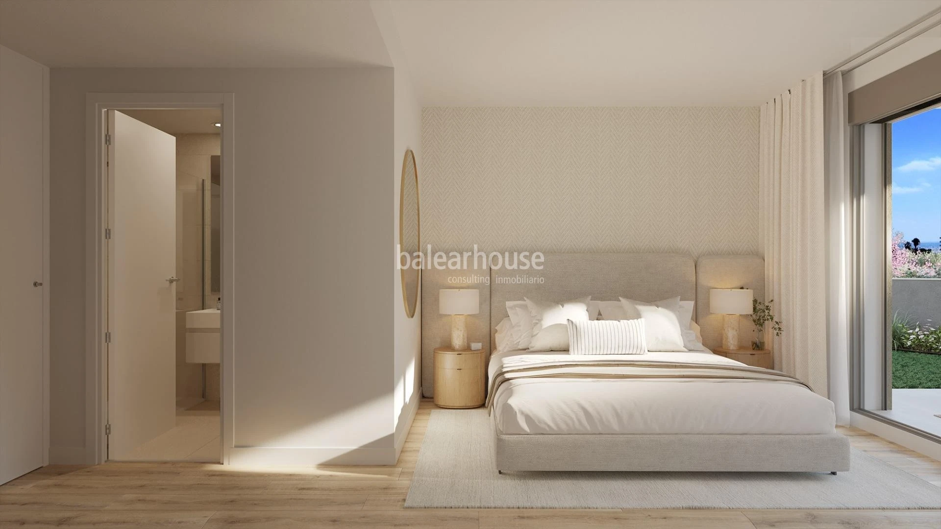 Moderna new build homes near beaches with gardens and swimming pools in Palmanova