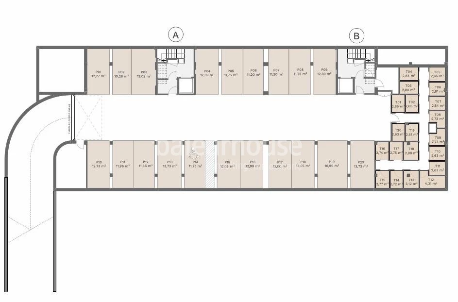 Moderna Neubau-Penthouse mit Solarium in einem Komplex mit Schwimmbädern in der Nähe von Stränden