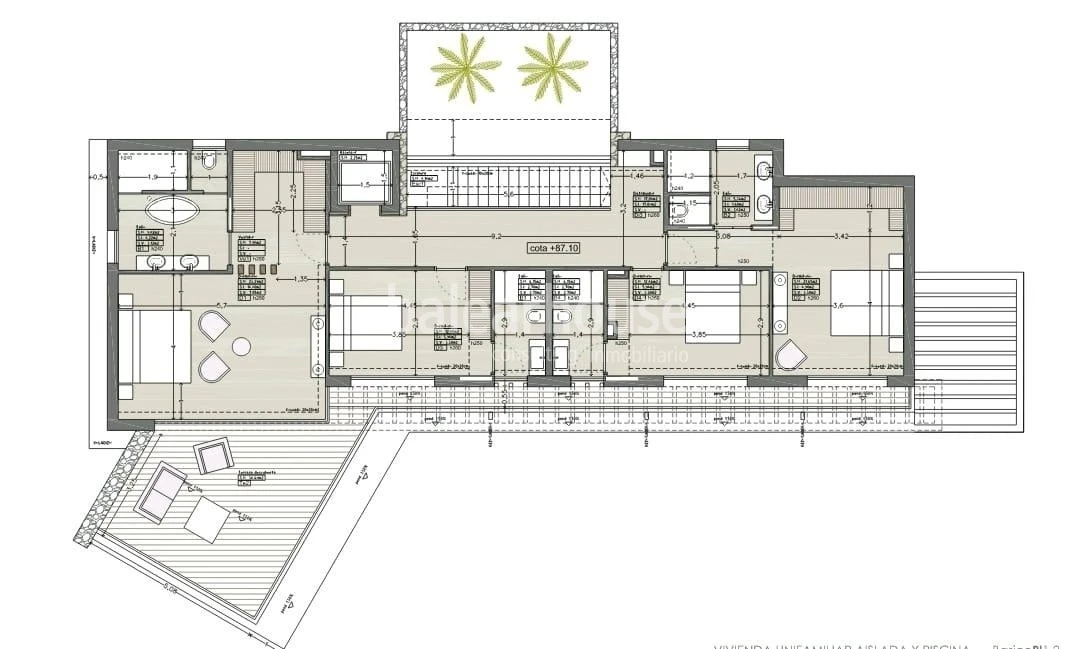 Große Villa mit gepflegtem modernem Design und wunderschönem Meerblick in Cala Llamp