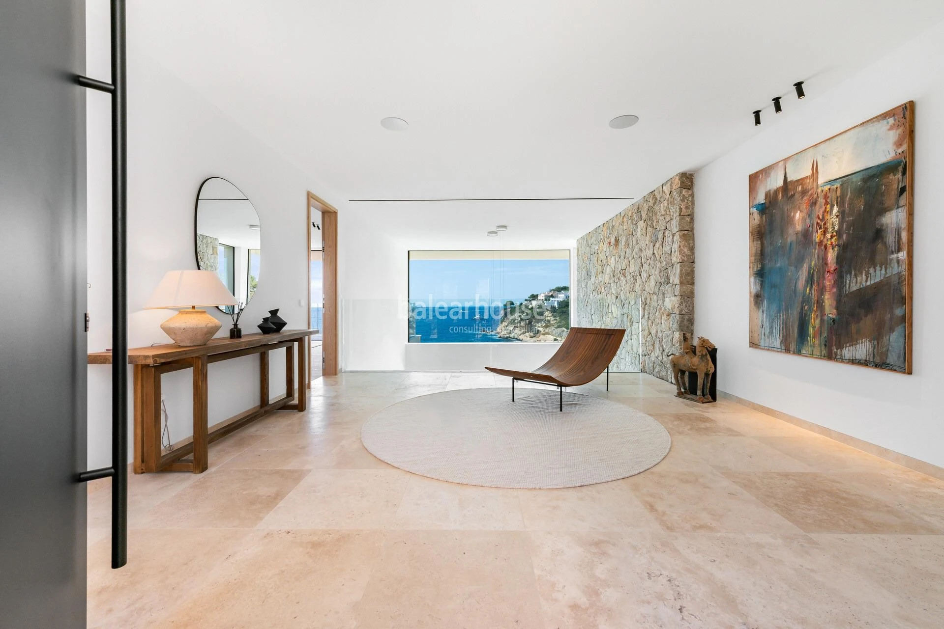 Impressive newly built seafront villa with spectacular views and sea access in Sol de Mallorca