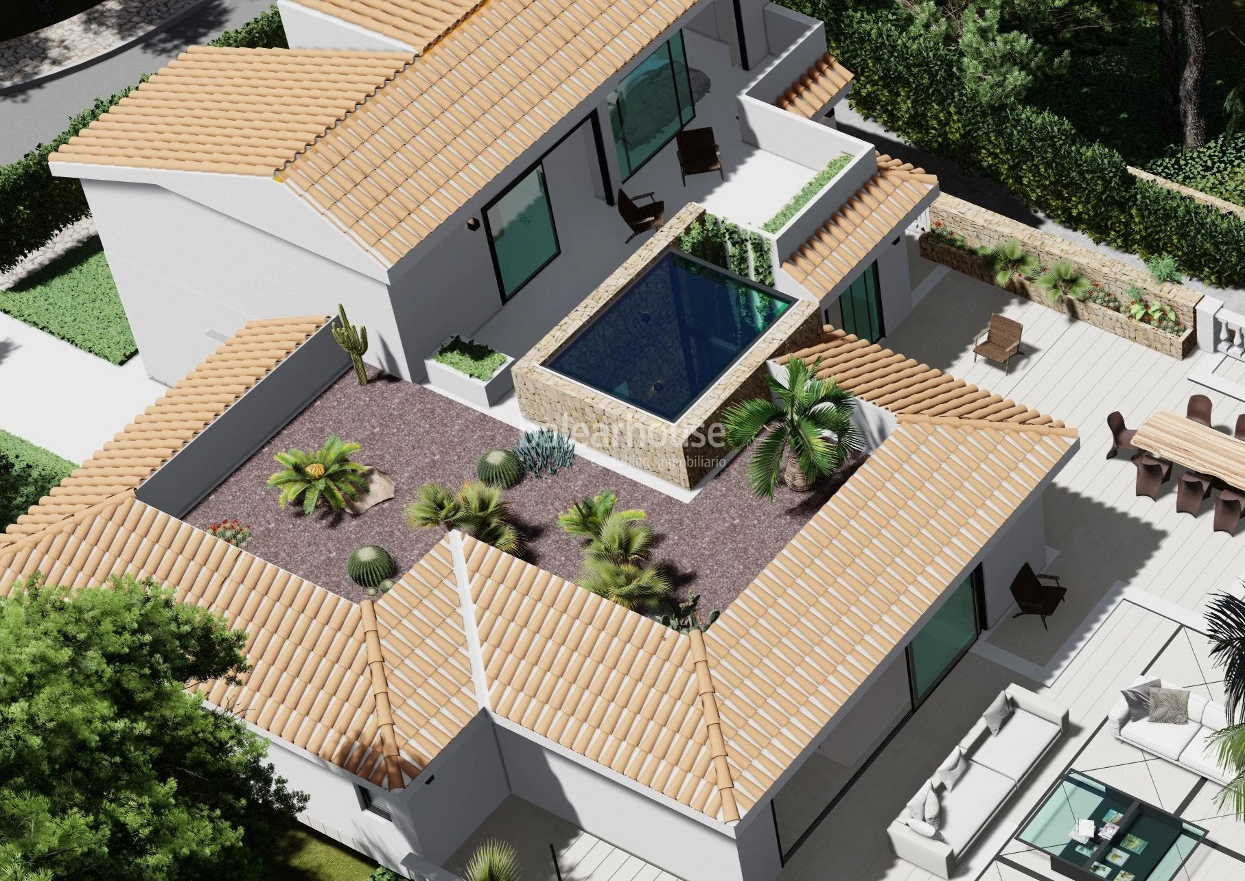 Ausgezeichnetes Grundstück mit Haus- und Designvillenprojekt in Costa d'en Blanes