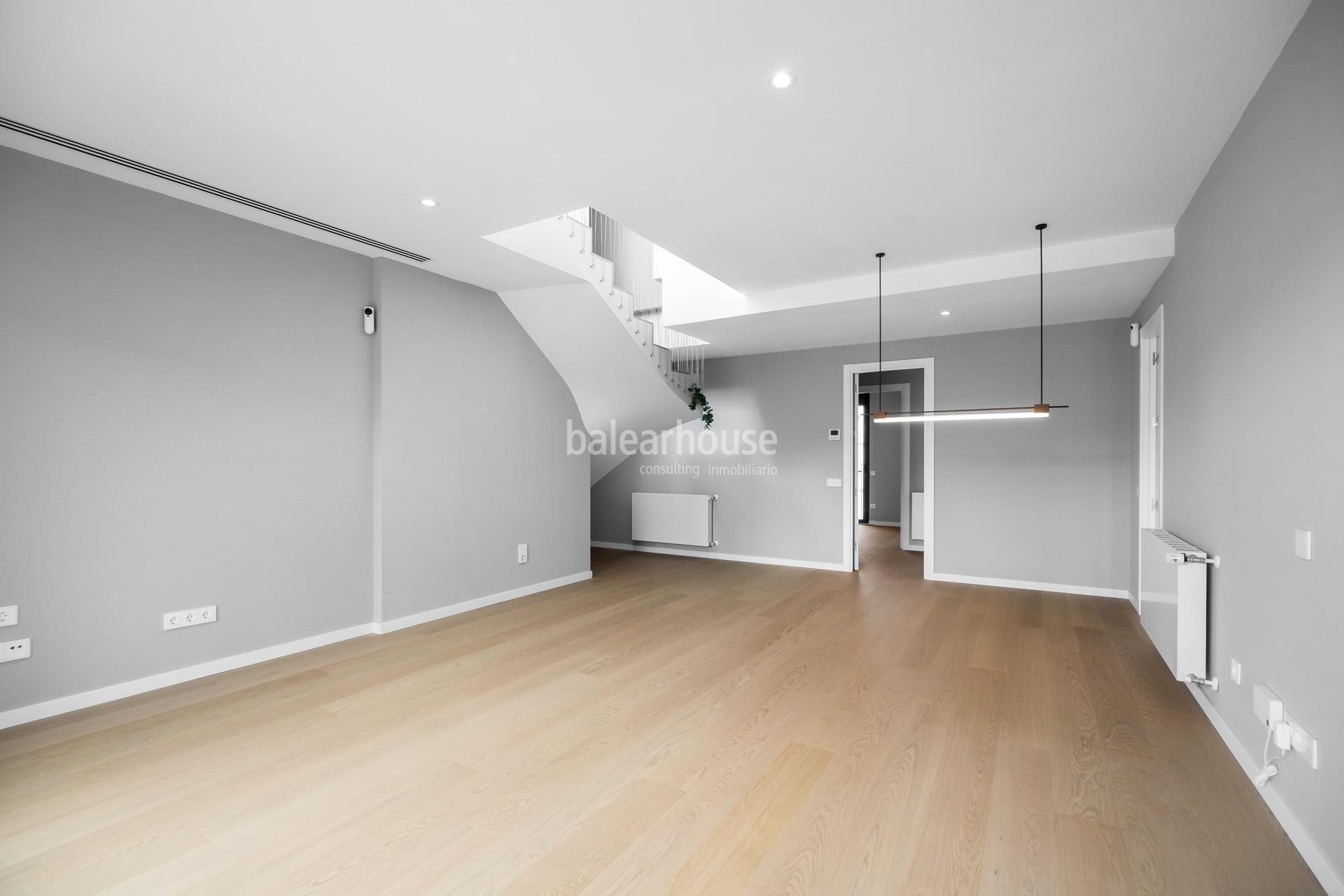 Fantastisches neues Penthouse mit Solarium und freiem Blick neben dem Golfplatz in Son Quint