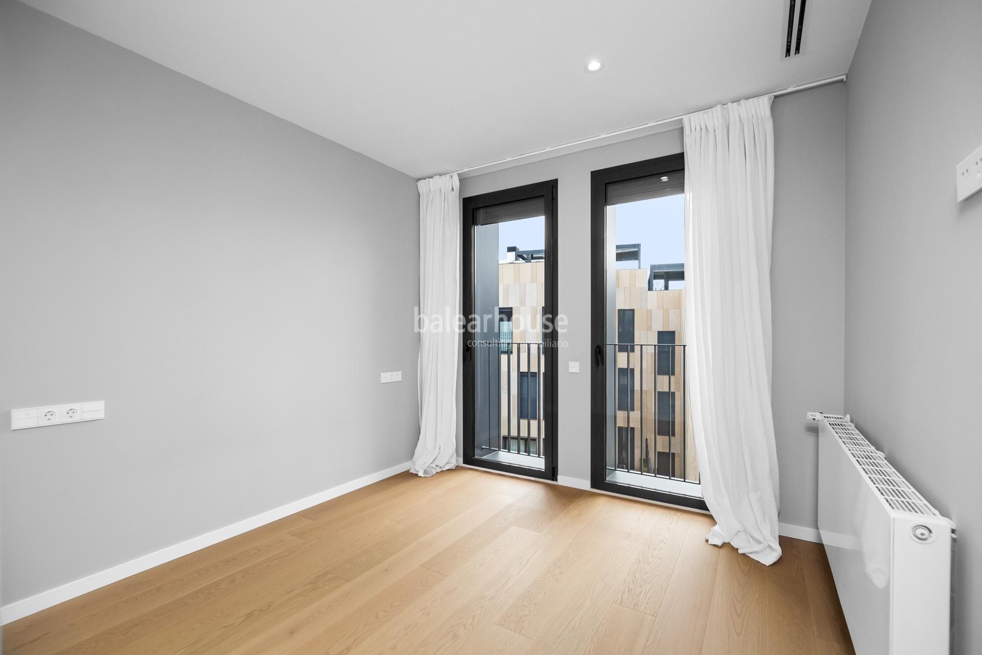 Fantastisches neues Penthouse mit Solarium und freiem Blick neben dem Golfplatz in Son Quint