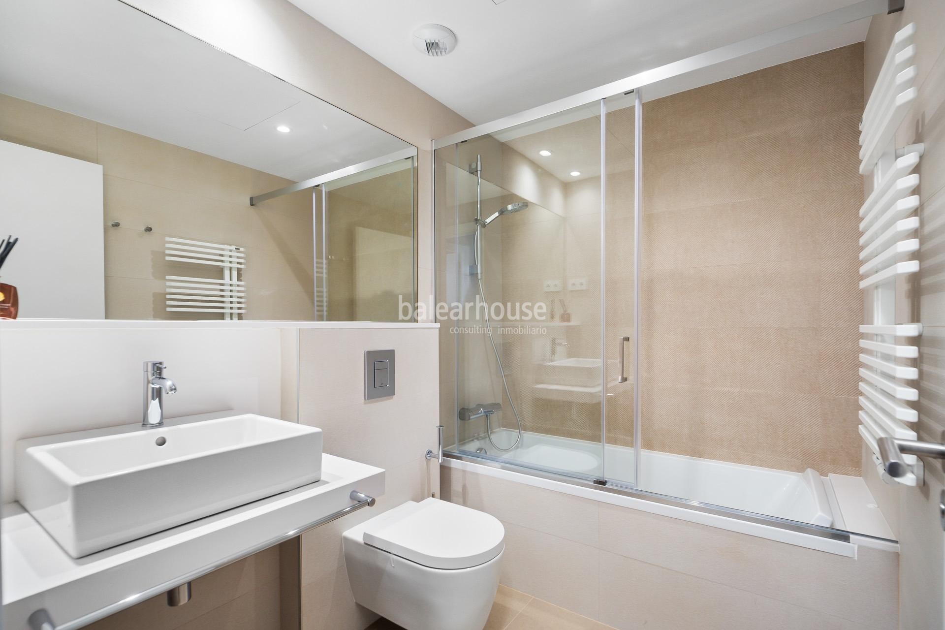Fantastisches neues Penthouse mit Solarium und freiem Blick neben dem Golfplatz in Son Quint