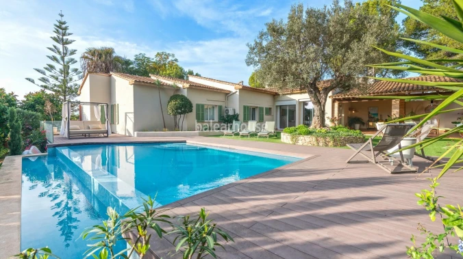 Fabulous Mediterranean style house and large exteriors near beaches in Santa Ponsa