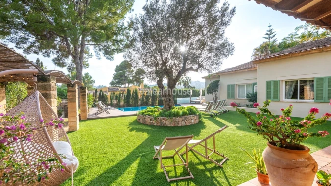 Fabulous Mediterranean style house and large exteriors near beaches in Santa Ponsa