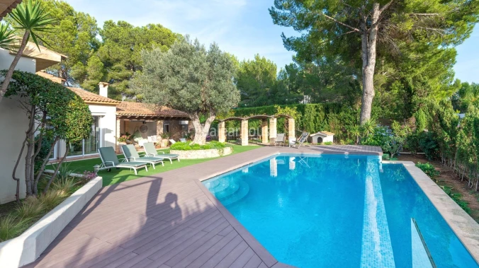 Fabulous Mediterranean style house and large exteriors near beaches in Santa Ponsa