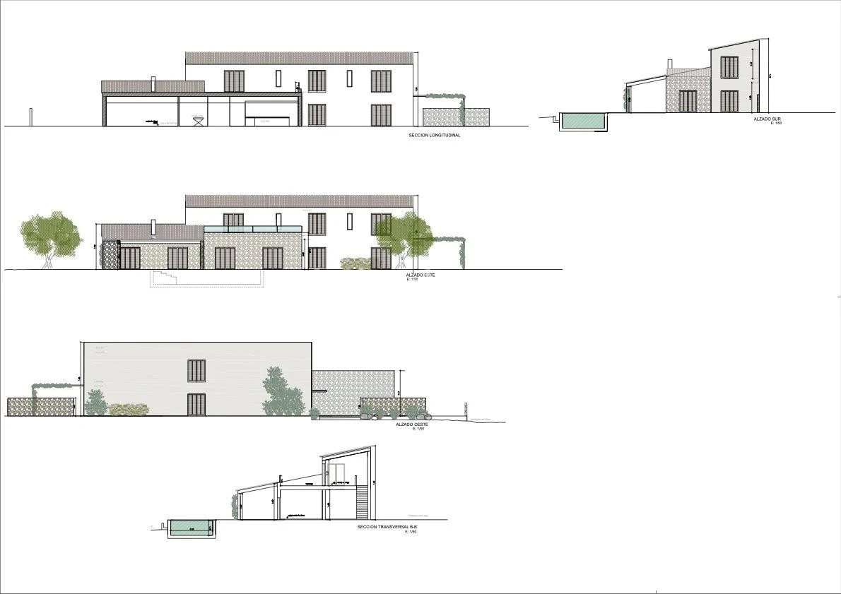Große neue Finca in rustikalem und modernem Design mit großem Grundstück in Llucmajor