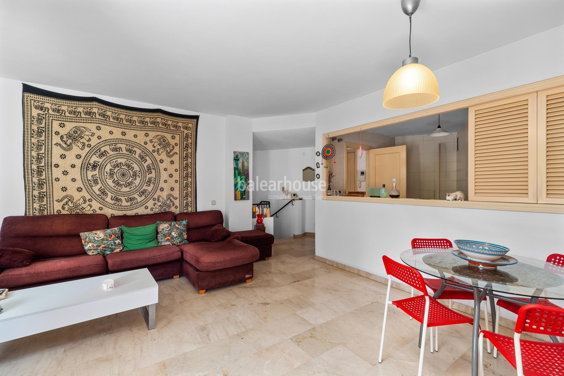 Excellent duplex flat with beautiful unobstructed views in Paseo Marítimo de Palma