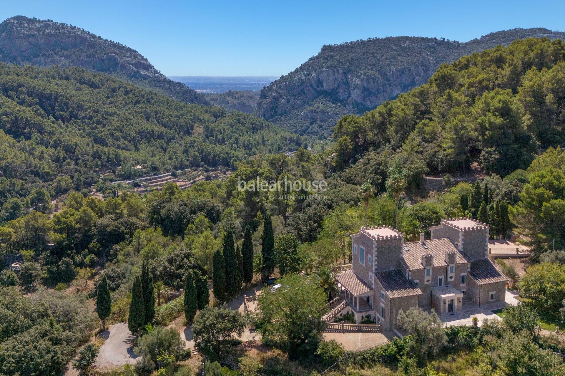Spectacular renovated historical finca in Valldemossa and unique views of the Tramuntana