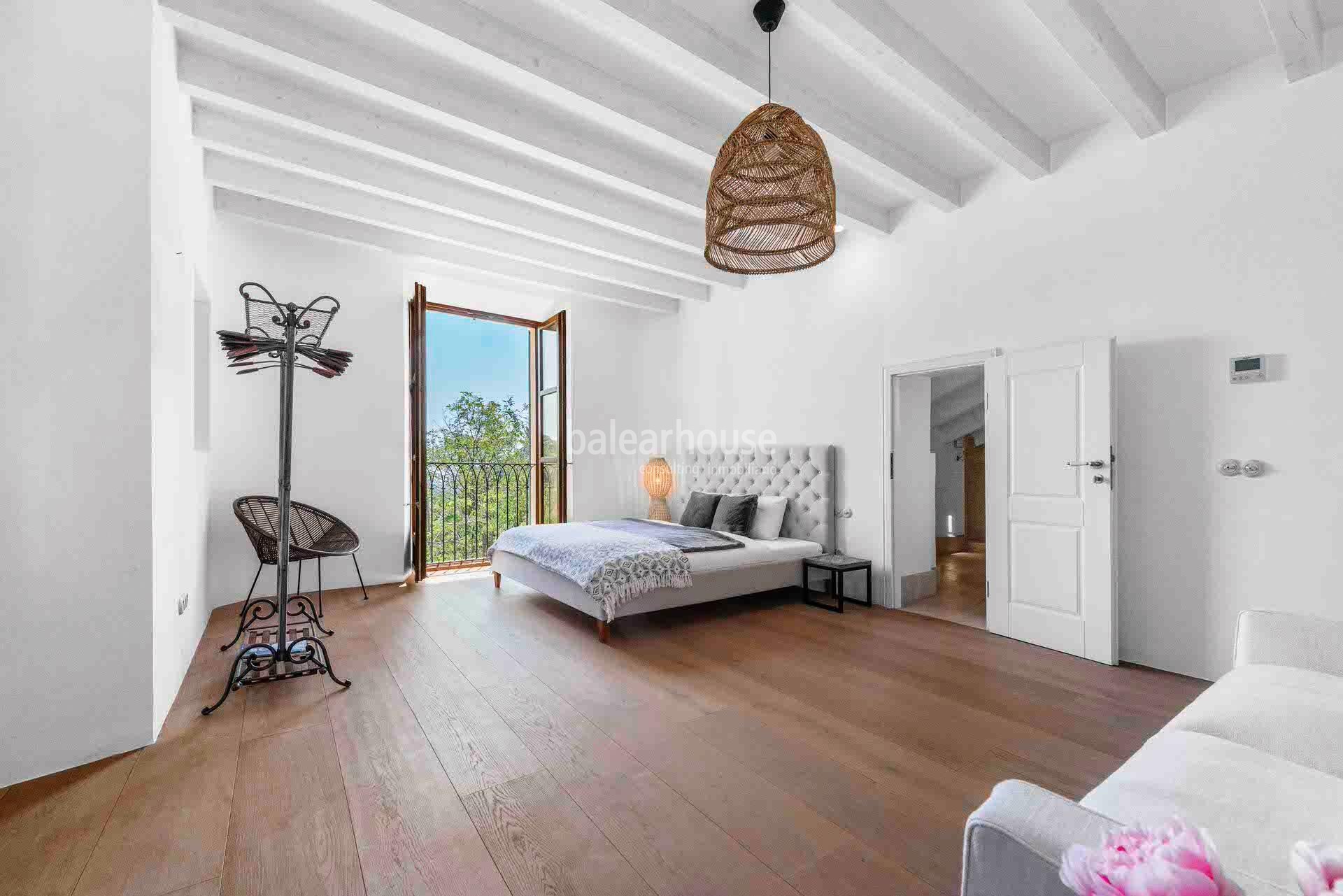 Spectacular renovated historical finca in Valldemossa and unique views of the Tramuntana