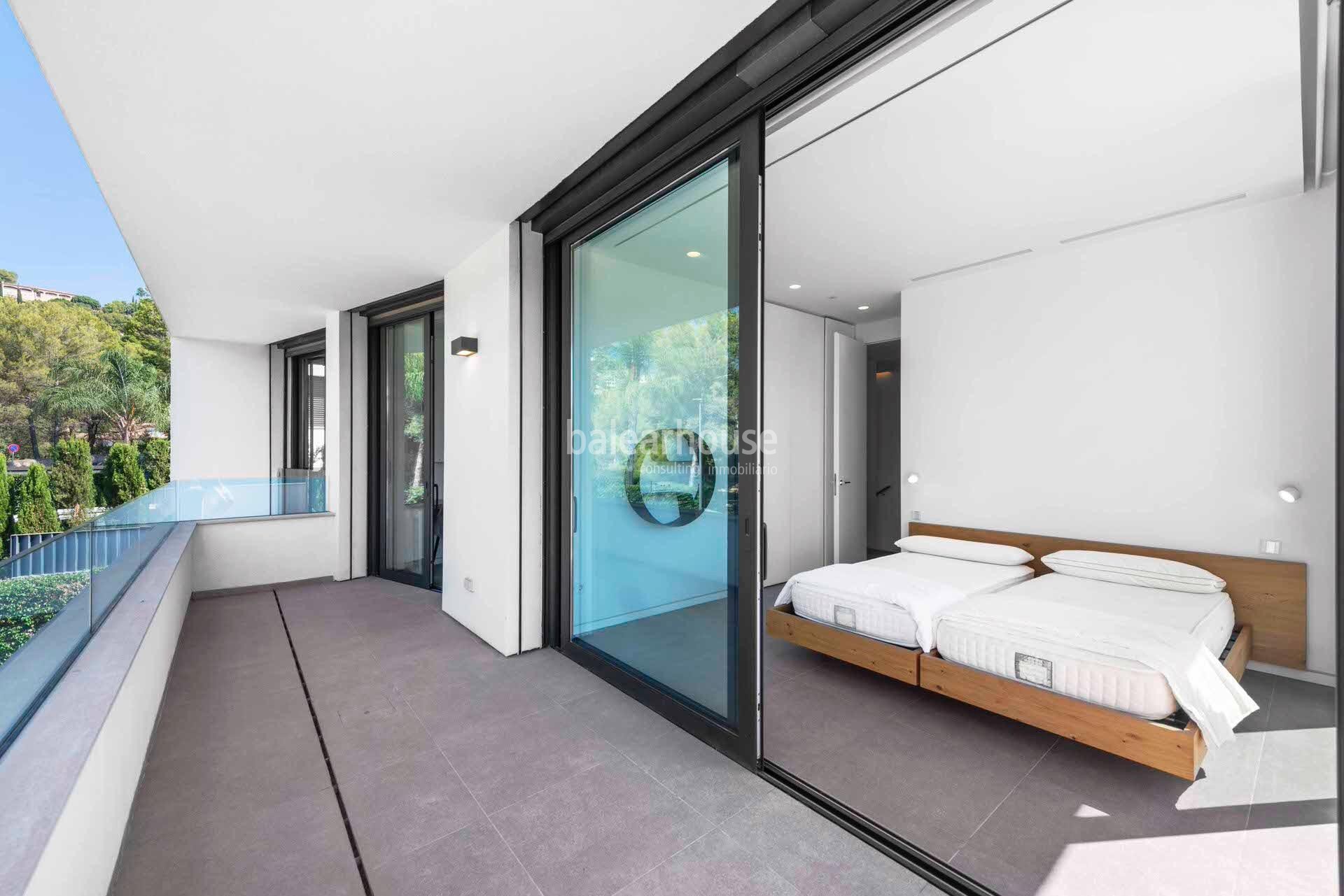 Moderna casa en el golf de Son Vida con altas calidades y magníficos espacios exteriores