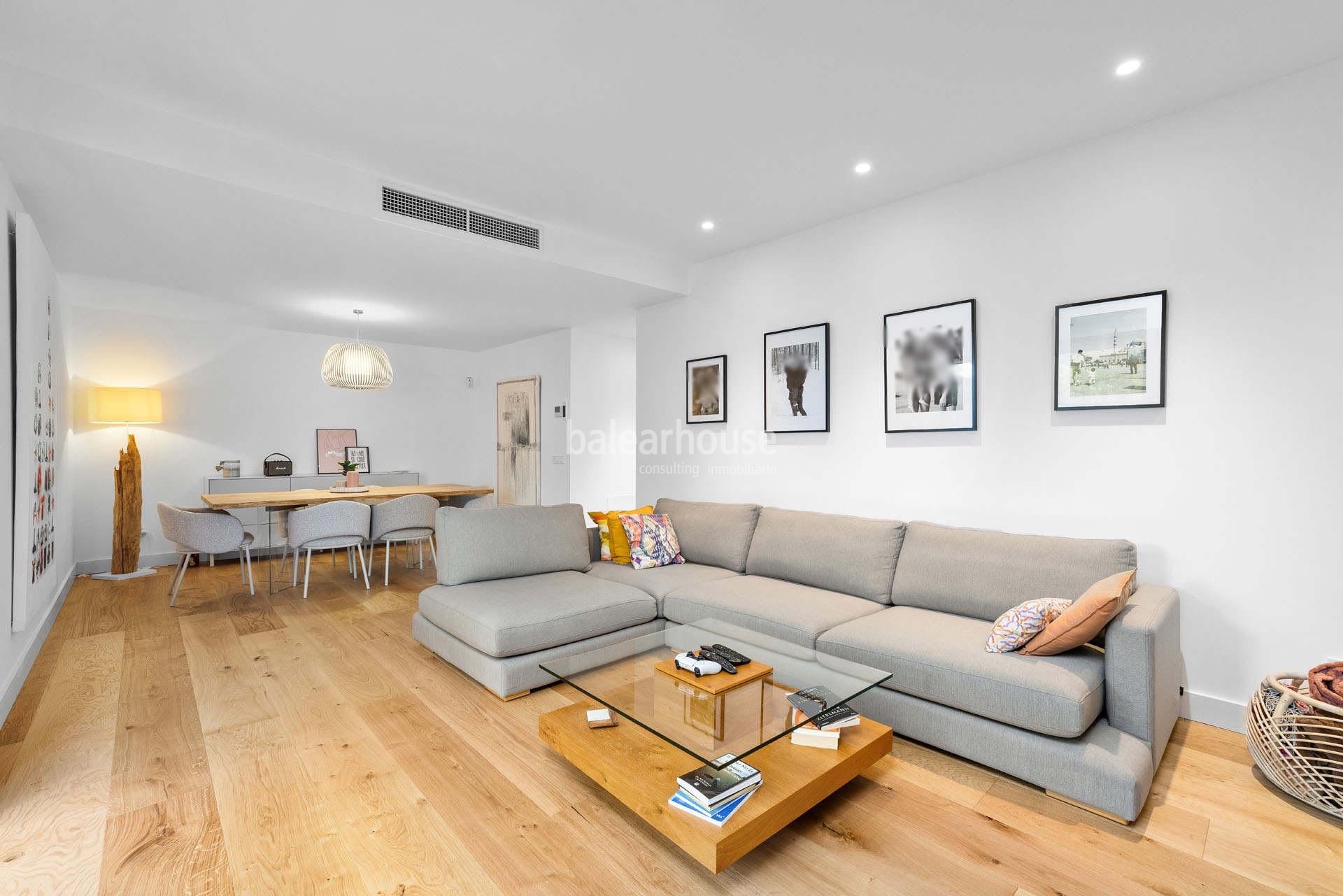 Fantastic ground floor with large garden and private terraces next to the golf course in Palma