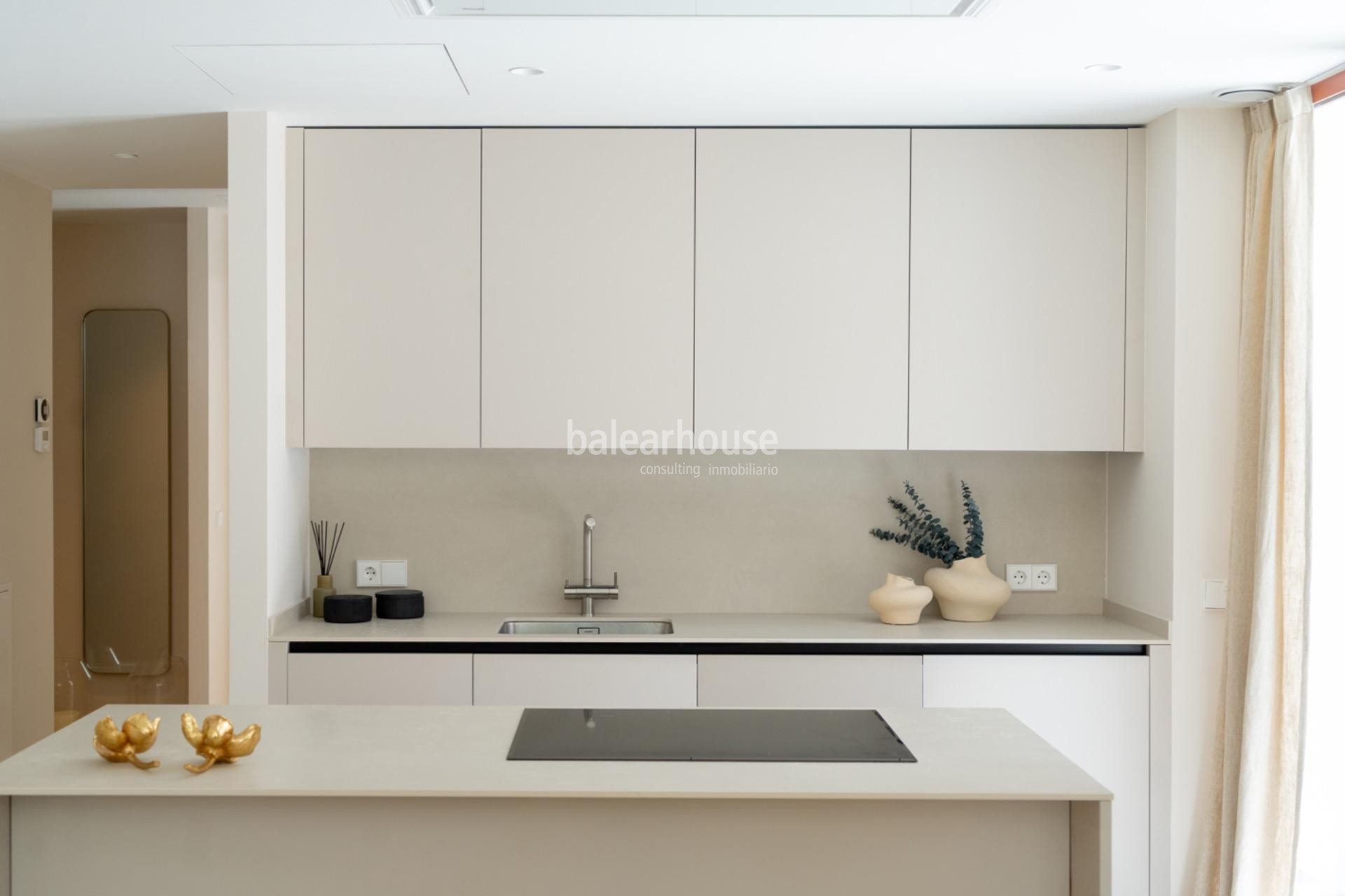 Exclusive new build ground floor apartment in Palma with swimming pool, private garden