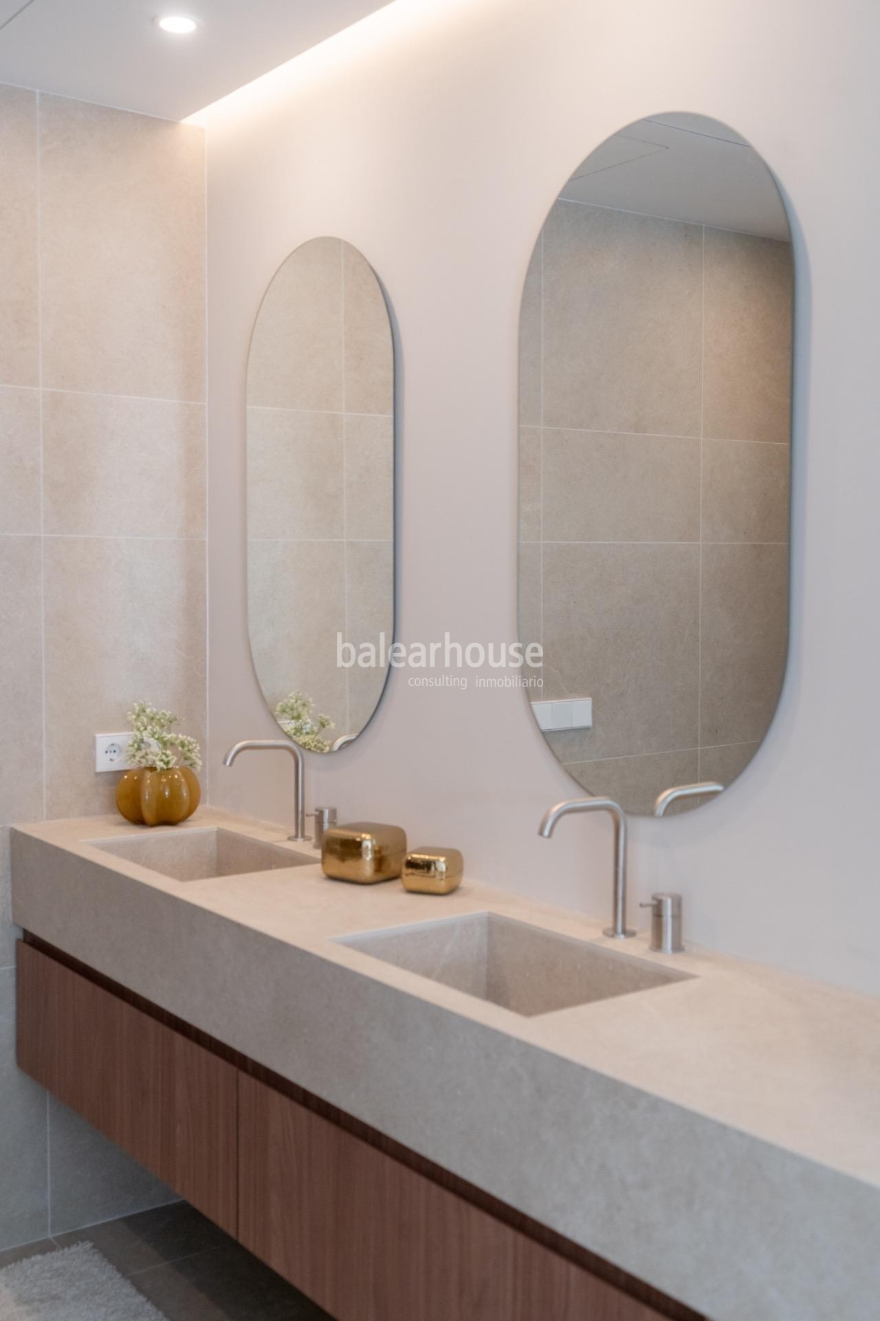 Exclusive new build ground floor apartment in Palma with swimming pool, private garden