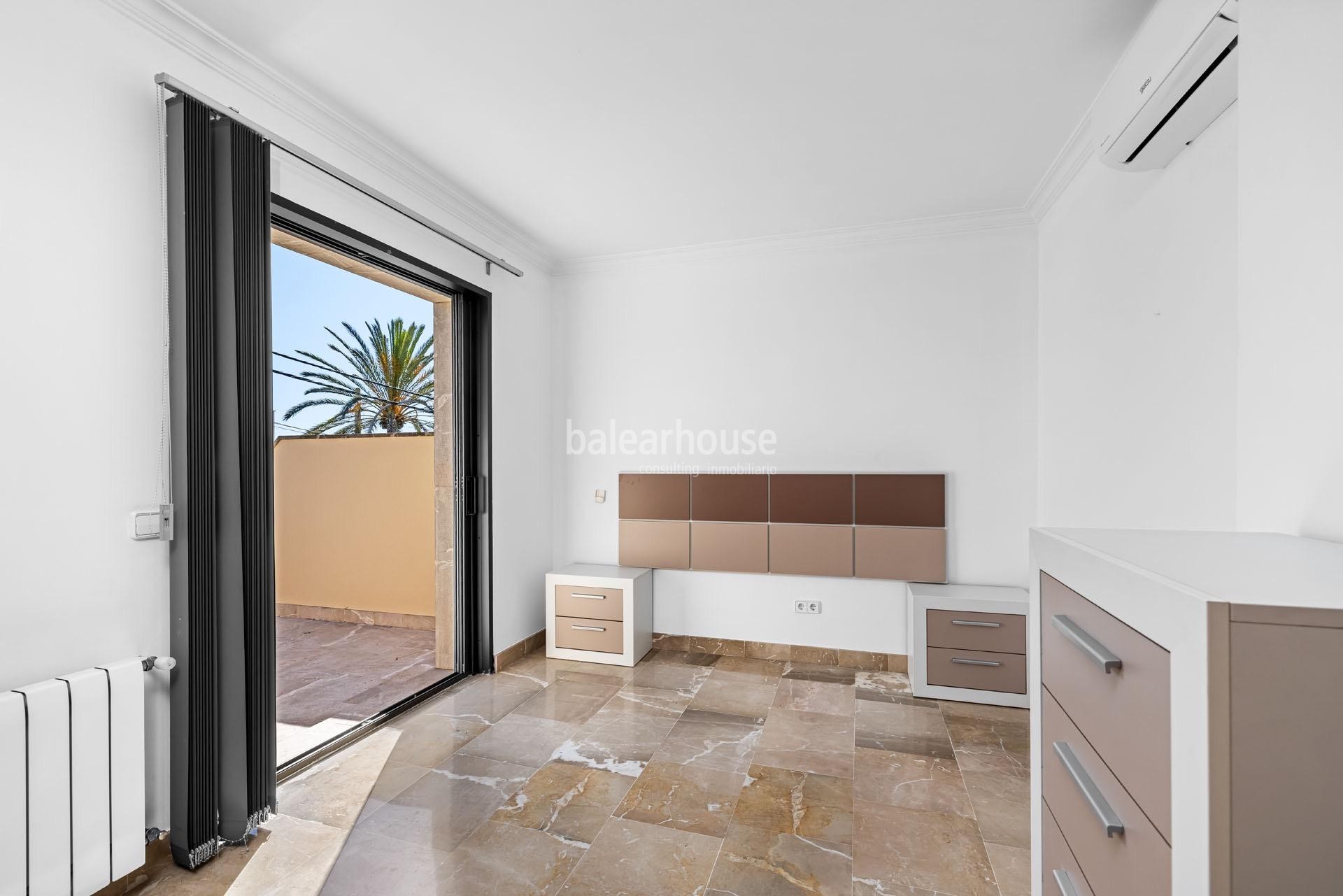 Luminoso chalet con altas calidades, piscina y terrazas en una verde zona residencial de Palma