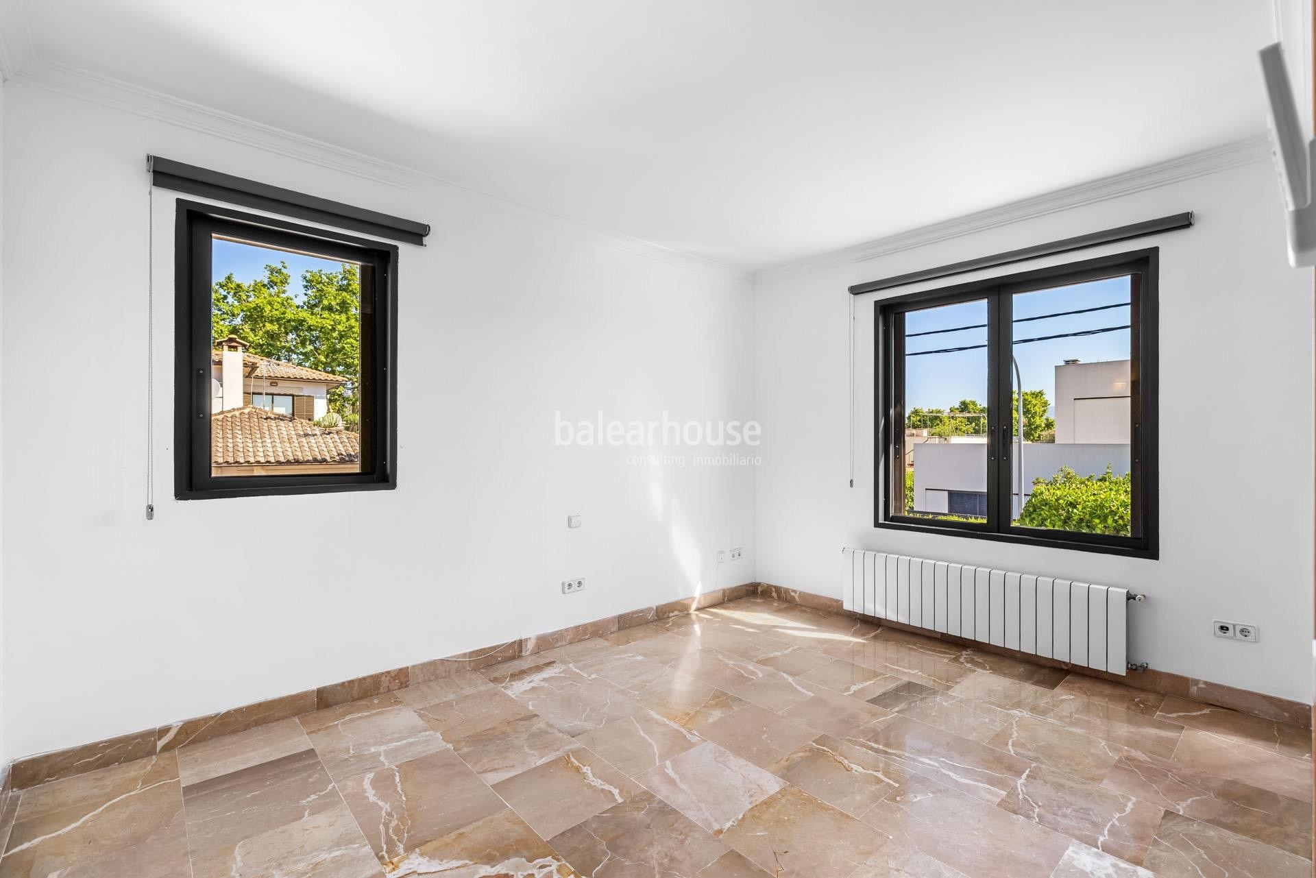 Luminoso chalet con altas calidades, piscina y terrazas en una verde zona residencial de Palma