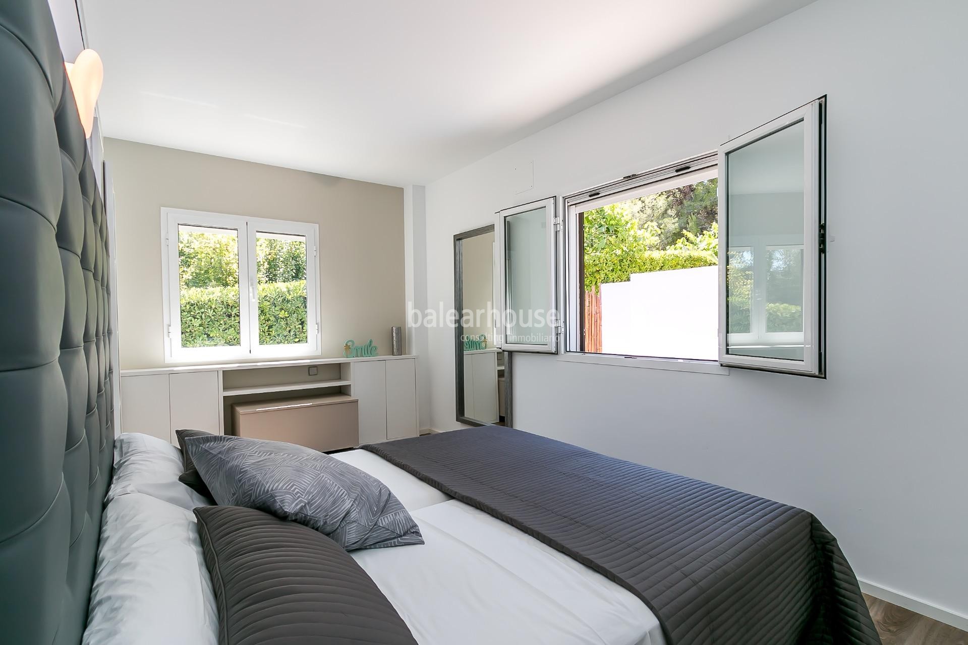 Moderna Große mediterrane Villa mit fantastischen Terrassen, Pool und Garten in Santa Ponsa