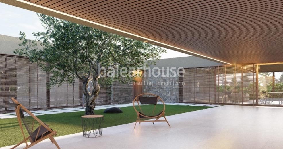 Villas de diseño en un exclusivo condominio junto a la paradisíaca playa de Es Trenc en Mallorca