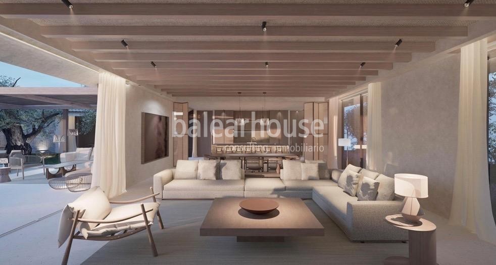 Villas de diseño en un exclusivo condominio junto a la paradisíaca playa de Es Trenc en Mallorca