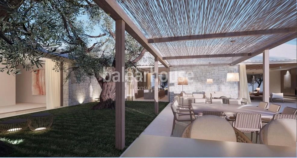 Designervillen in exklusiver Wohnanlage neben dem paradiesischen Strand Es Trenc auf Mallorca