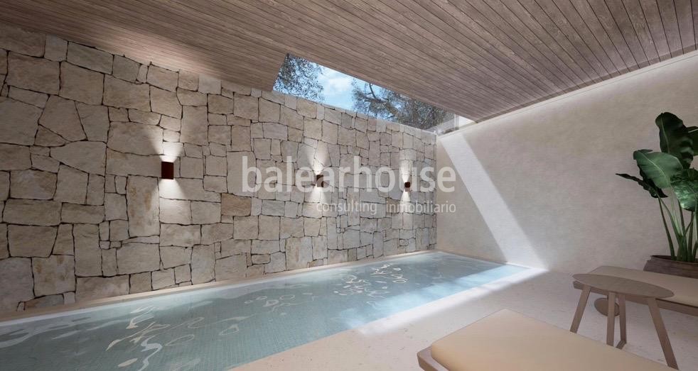 Villas de diseño en un exclusivo condominio junto a la paradisíaca playa de Es Trenc en Mallorca